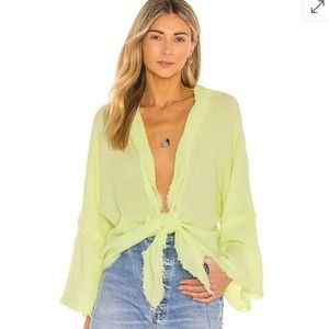 YFB Francesca Top, Yellow, Size Small